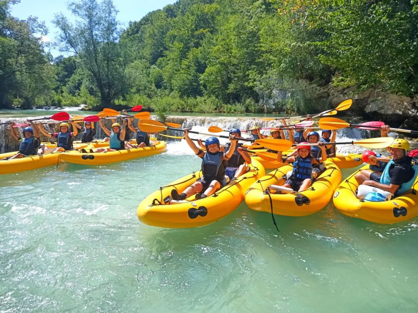 Slunj: Upper Mreznica River Kayaking Adventure - The first waterfalls: fast water and a little courage