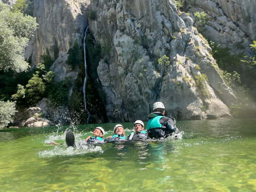 Small Group Canyoning with proffesional guide - Key points at a glance