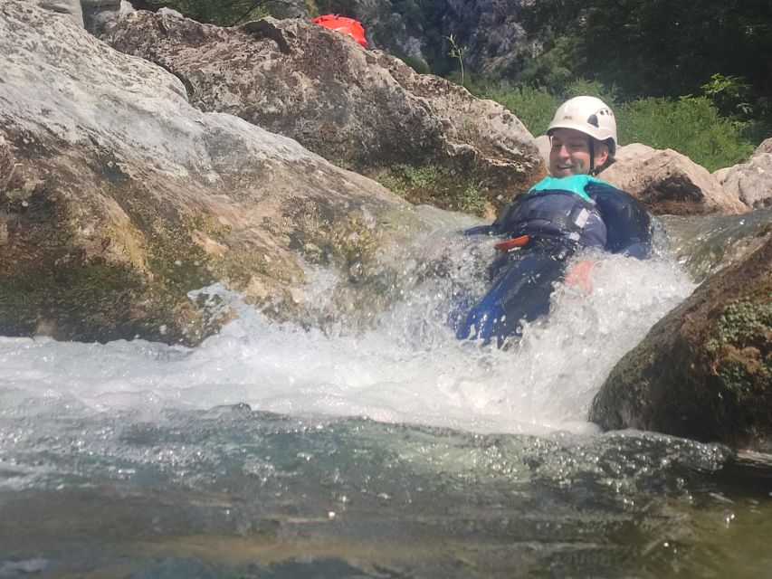 Small Group Canyoning with proffesional guide - Three hours of jumps, rapids, and clear water