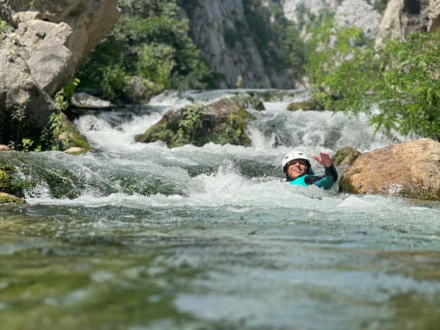Small Group Canyoning with proffesional guide - Getting fitted for the Cetina Canyon
