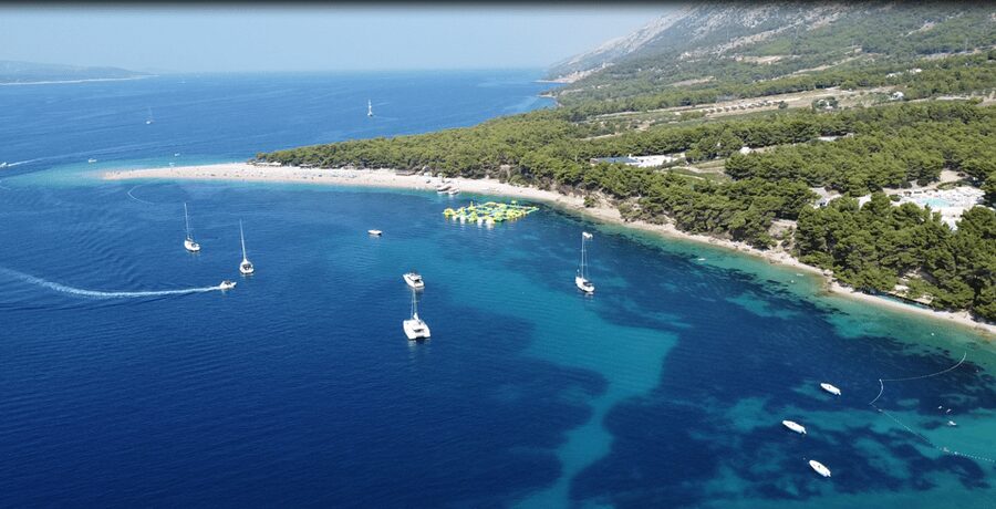 Speedboat to 3 islands: Hvar, Brač, Zečevo with watersports - Zlatni Rat, Brač’s famous changing beach