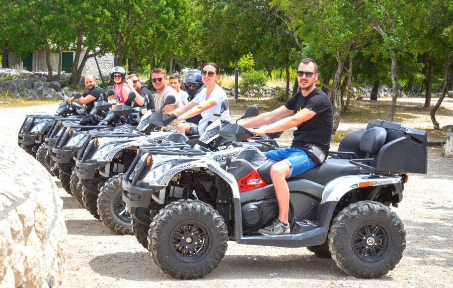 Split: ATV Quad Tour with Waterfall Swimming with Picnic - Rocky tracks toward Ostrvica and Omiš