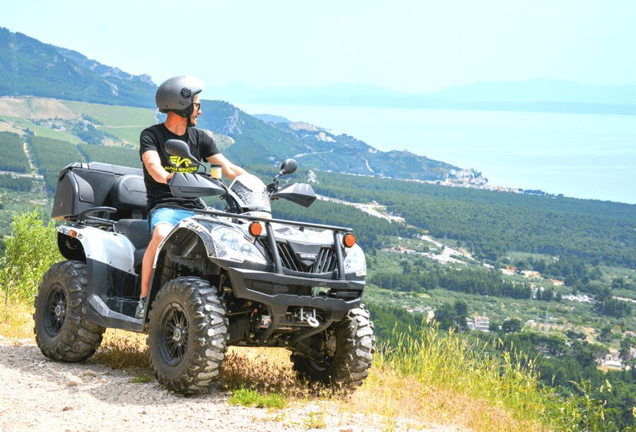 Split: ATV Quad Tour with Waterfall Swimming with Picnic - A village finish with food, fruit, and homemade drinks