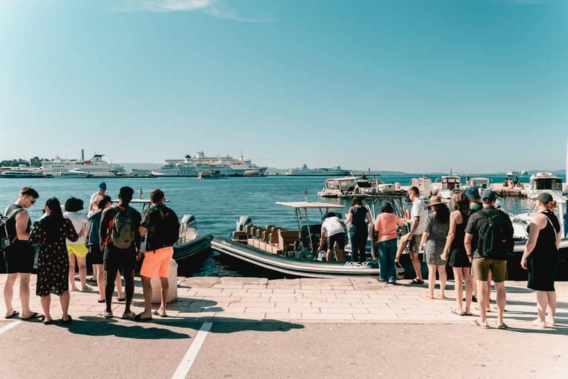 Split: Blue Lagoon & 3 Islands Speedboat Tour - Trogir gives the trip its historic center
