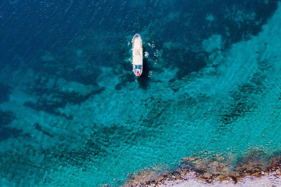 Split: Blue Lagoon Boat Party with Slide, Dj and After Party - Sunset back in Split, then the nightclub