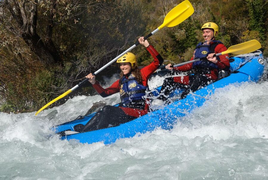 Split: Canoe Safari on the Cetina River - Getting fitted with safety gear