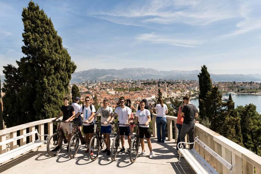 Split City & Marjan Park Electric Bike Tour - Finishing on the Riva Promenade