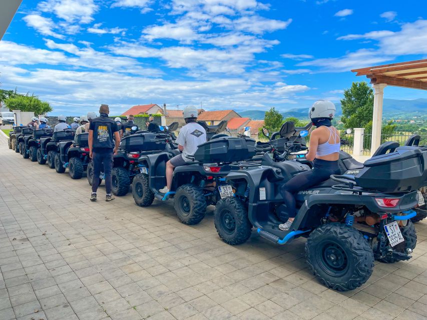 Split: Dalmatian Quad Tour with River Swimming & Picnic - The Cetina River stop in summer