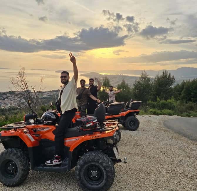 SPLIT: Guided ATV Tour Gornja Podstrana & Horses - Leaving Split for the slopes above Podstrana