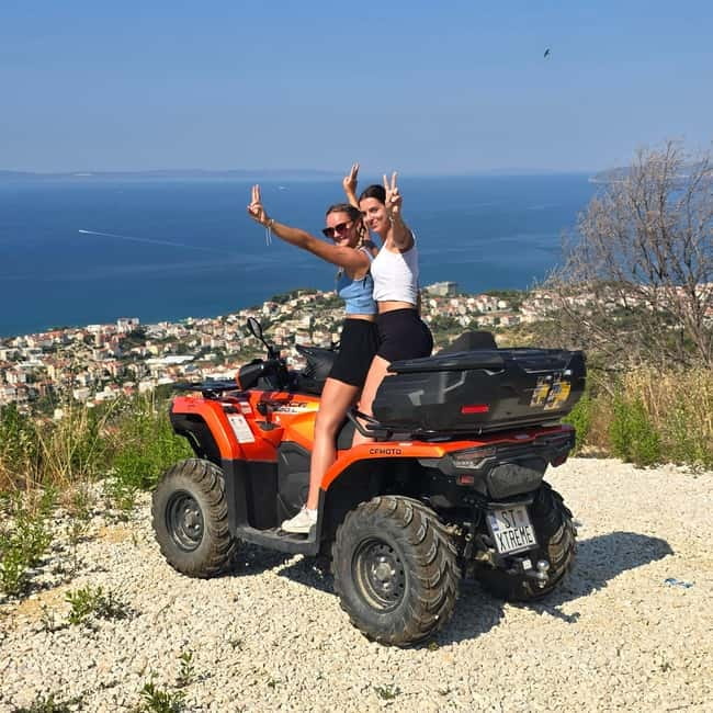 SPLIT: Guided ATV Tour Gornja Podstrana & Horses - Who will enjoy this ride most?