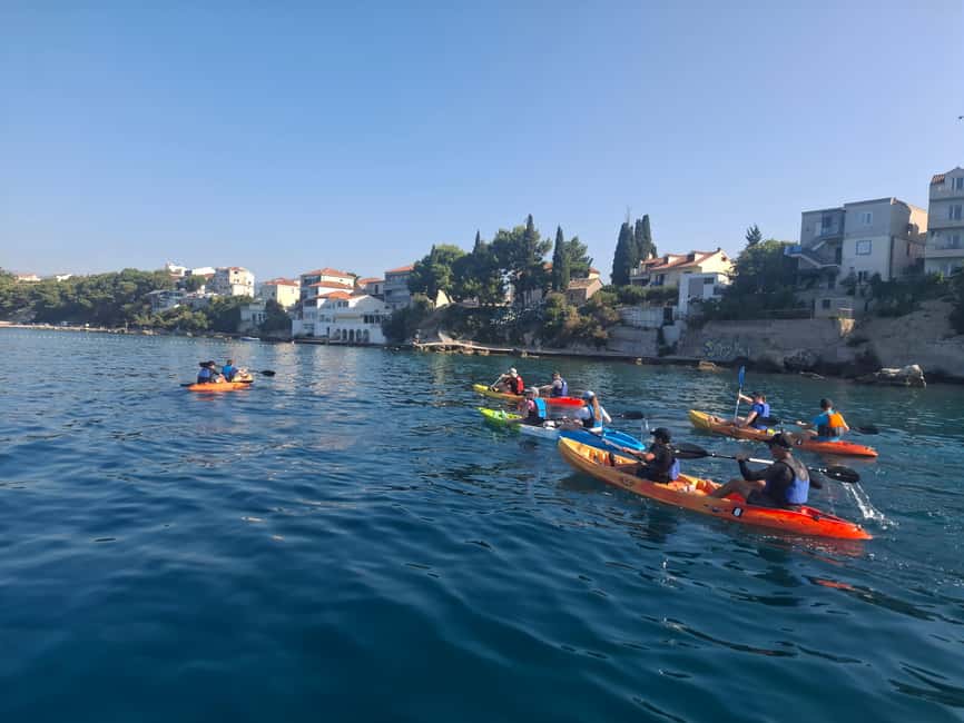 Split: Guided Kayak Adventure Tour - Swimming, snorkeling, and the optional cliff jump