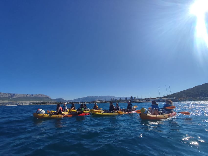 Split: Guided Sea Kayaking Tour with Snorkeling - The return paddle and the scenic wine break