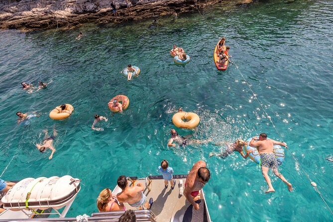 Split: Hvar, Brač, and Pakleni Cruise with Lunch and Drinks - Getting out of Split and settling onto the catamaran
