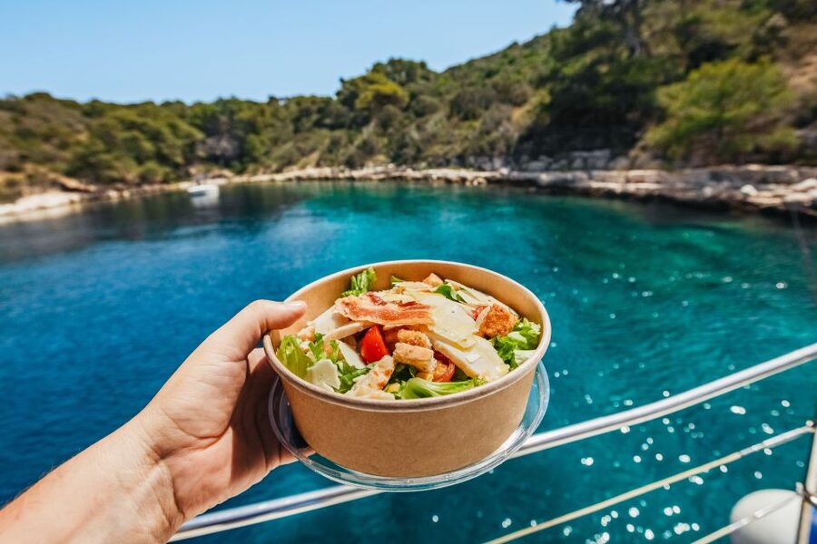 Split: Hvar, Pakleni, Brač & Šolta All-inclusive Tour - The boat has two personalities