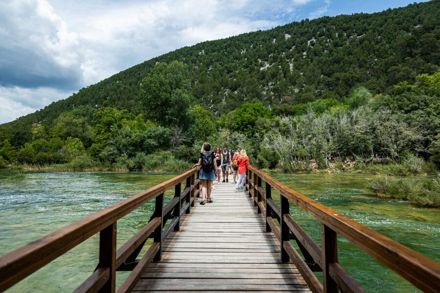 Split: Krka National Park Day Trip with Boat Ride & Swimming - The coach ride from Split