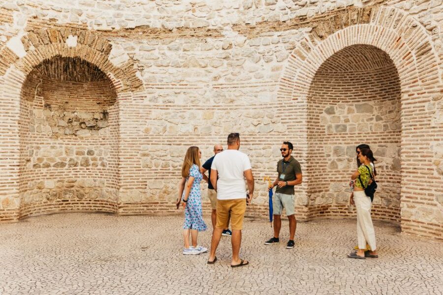 Split: Old Town and Diocletian Palace Walking Tour - The Riva promenade and Marjan Hill views