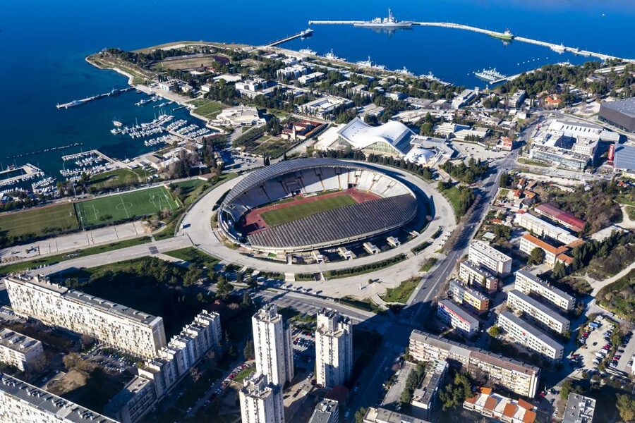 Split: Old Town Guided Bike Tour with Poljud Stadium - Starting among Split’s stone streets