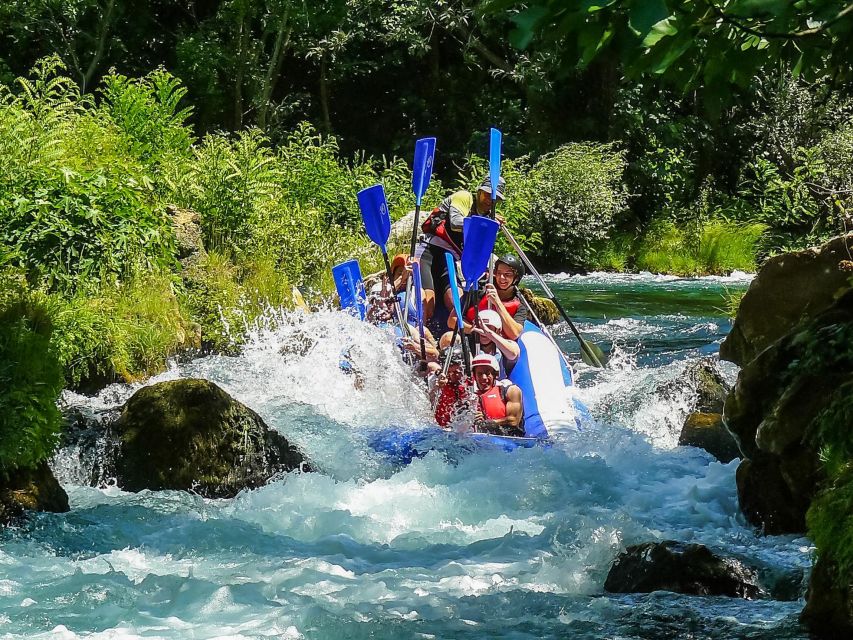 Split/Omiš: Cetina River Rafting with Cliff Jump & Swimming - Getting ready: helmets, neoprene, and a short safety lesson