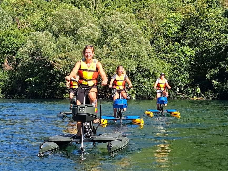 Split/Omiš: Cetina River Water Bike Safari - Key points for your Cetina River ride