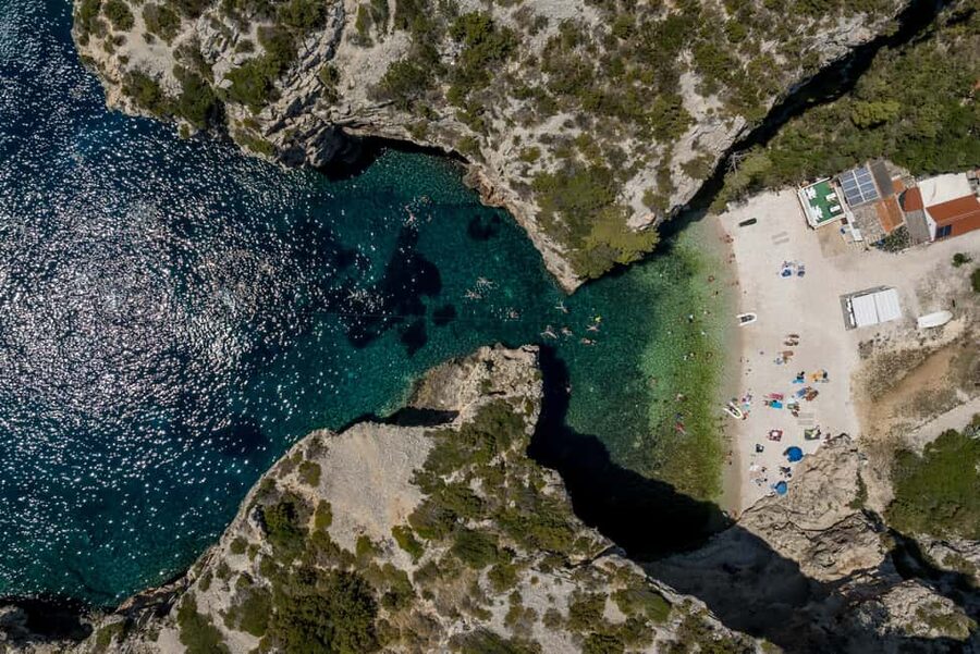 Split or Trogir: Blue Cave, Vis, and Hvar Speedboat Day Trip - From Split or Trogir to the open Adriatic