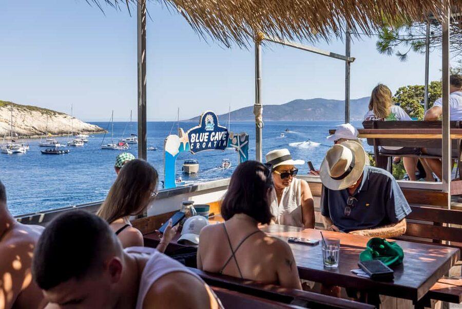 Split or Trogir: Blue Cave, Vis, and Hvar Speedboat Tour - Budikovac offers the best water break