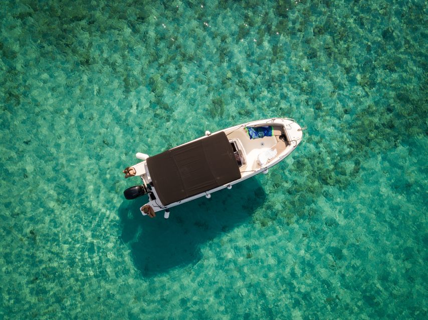 Split: Private Full Day Boat Trip to Blue Lagoon and Trogir - Blue Lagoon before the crowds