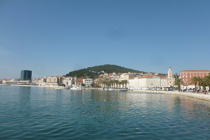 Split Riviera Panoramic Sunset Cruise with Summer Vibes on Boat - Ciovo Island and the coastal view