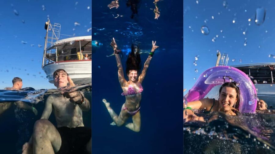 Split: Sunset Boat Party with Live DJs and Blue Lagoon Swim - Golden-Hour Views on the Way Back