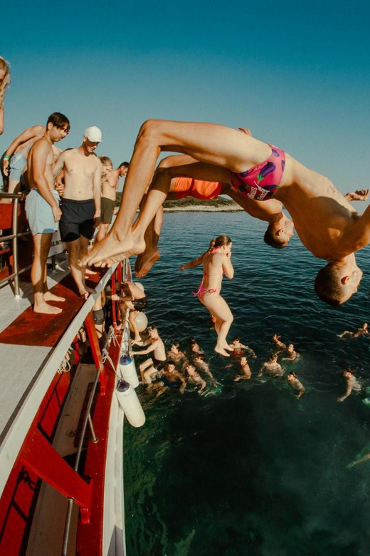 Split: Sunset Boat Party with Live DJs and Blue Lagoon Swim - The Free Nightclub Afterparty