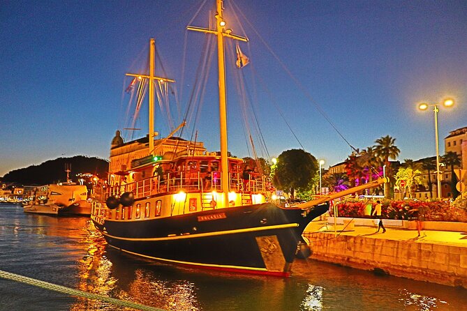 Split:Sunset Cruise with Live Music - City Beaches and the Sun Going Down