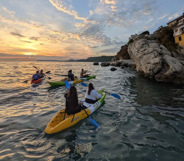 Split: Sunset Guided Kayaking Tour - Paddling through the river and bay