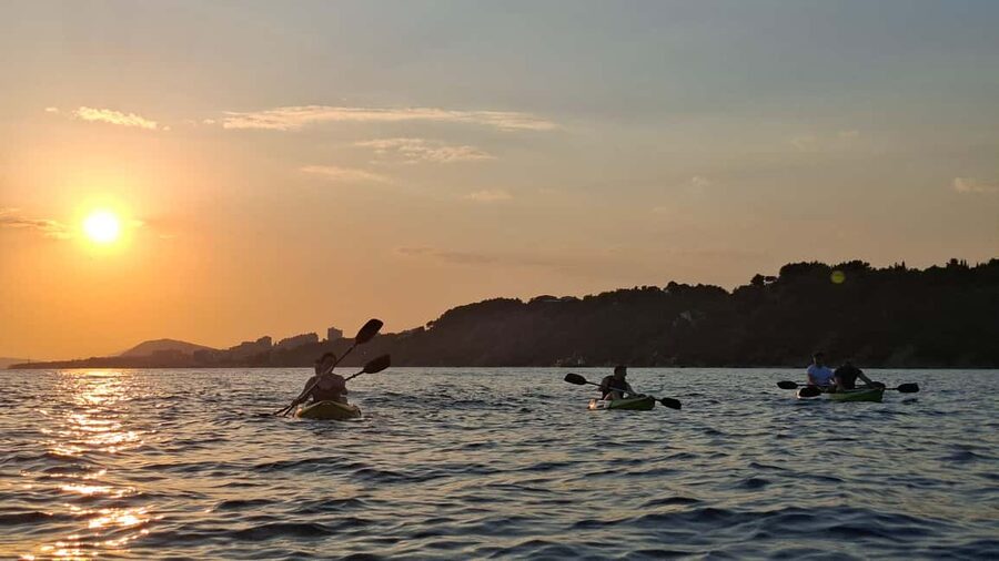 Split: Sunset Guided Kayaking Tour - The sunset payoff