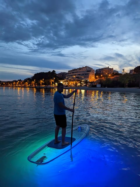 Split: Transparent SUP night Glow tour - Sea at dusk, then the illuminated river
