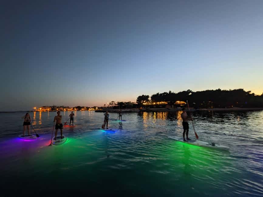 Split: Transparent SUP night Glow tour - What the experience feels like for beginners
