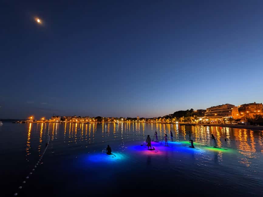 Split: Transparent SUP night Glow tour - Summer comfort and low-season changes