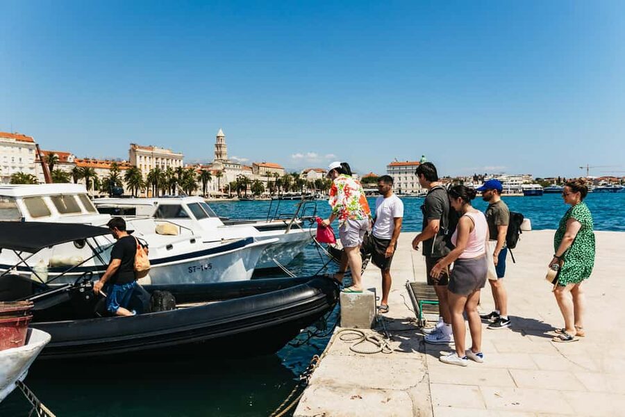 Split/Trogir: Blue lagoon and 3 islands speedboat tour - The speedboat is part of the attraction