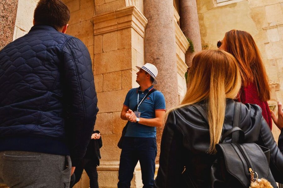 Split: Walking tour of Split with a 'Magister' of History - Peristyle: the palace’s ceremonial center
