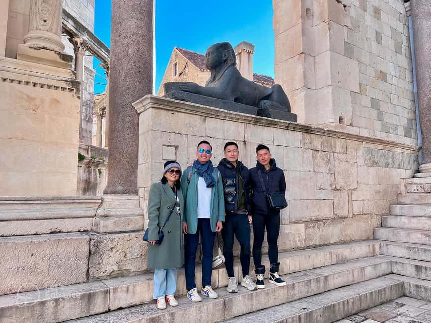 Split Walking Tour with History Professor - The Peristyle, where ancient and modern Split meet