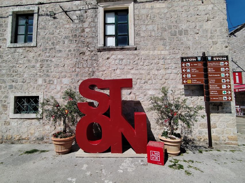Ston private walking tour with the walls and saltworks visit - The central fortress and the view over the salt pans