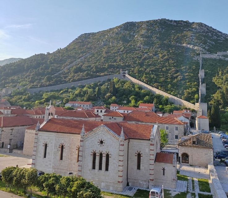 Ston private walking tour with the walls and saltworks visit - Walking the 14th-century walls