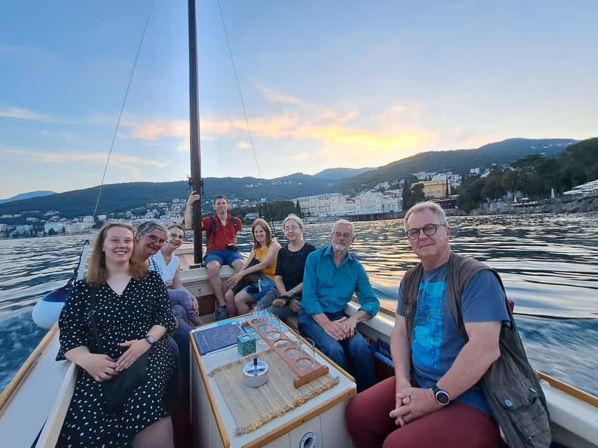Sunset or Swim Ride Opatija on Madonnina Boat Tour - The Swim Stop by Opatija’s First Hotel