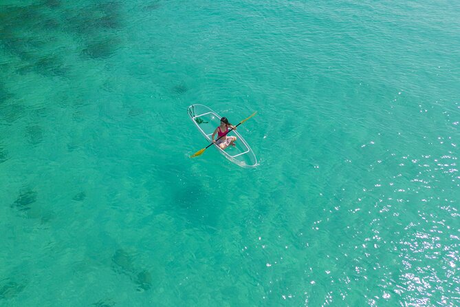 TRANSPARENT KAYAKING or SUP-ing AROUND ISLANDS - What the $72.29 price really covers