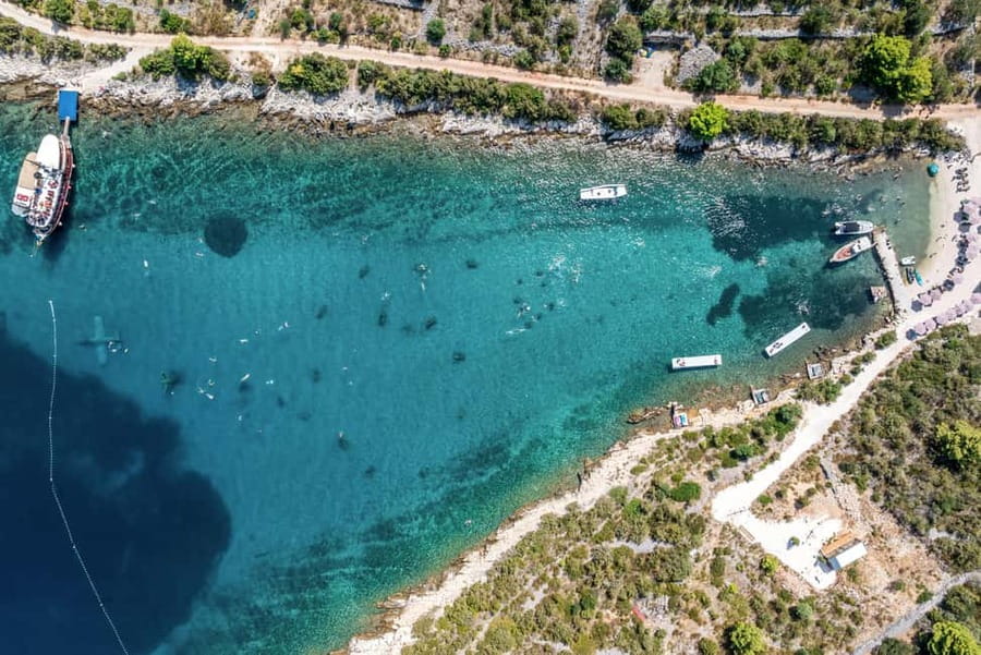 Trogir: Boat tour to Unique underwater museum - How much water time do you really get?