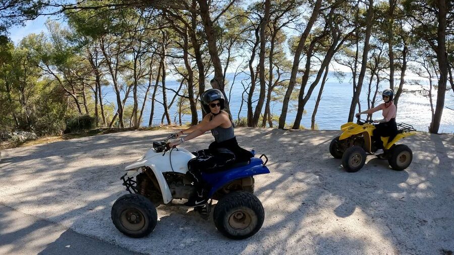 Trogir, Žedno: Čiovo Island 100% Off-Road Quad ATV Tour - Choosing between the shorter and longer outing