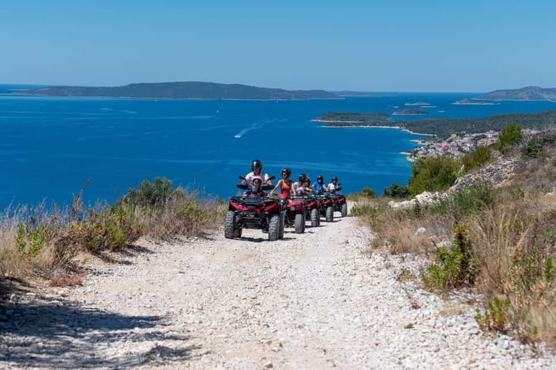 Trogir, Žedno: Čiovo Island 100% Off-Road Quad ATV Tour - Who will enjoy this most
