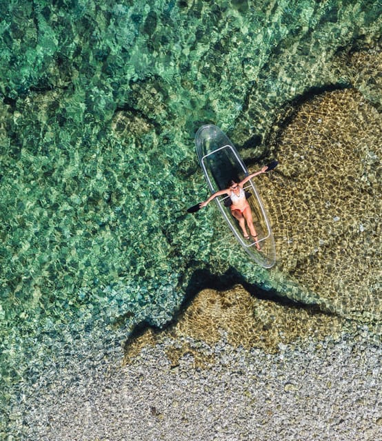 Verudela: Clear Kayak Rentals - What the clear kayak adds to Verudela