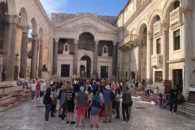 Walking Tour of Split and Diocletian's Palace - Riva Harbor and Split’s waterfront