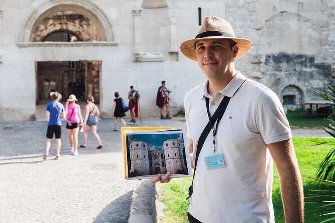 Walking Tour of Split with a 'Magister' of History - Starting beside the Riva and the palace’s southern wall