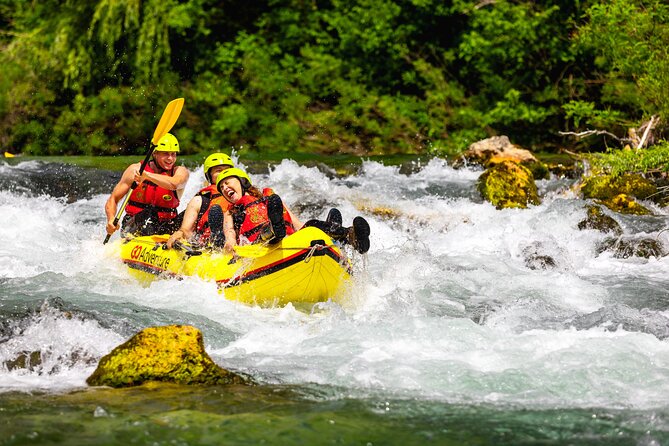 Whitewater Rafting on Cetina River from Split or Šestanovac - Swimming, rock jumps, and canyon views