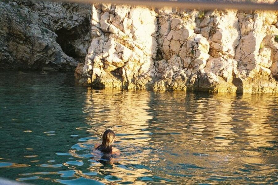 Wild Bays of Krk Island: A private half day boat tour - Leaving Punat for Stara Baška